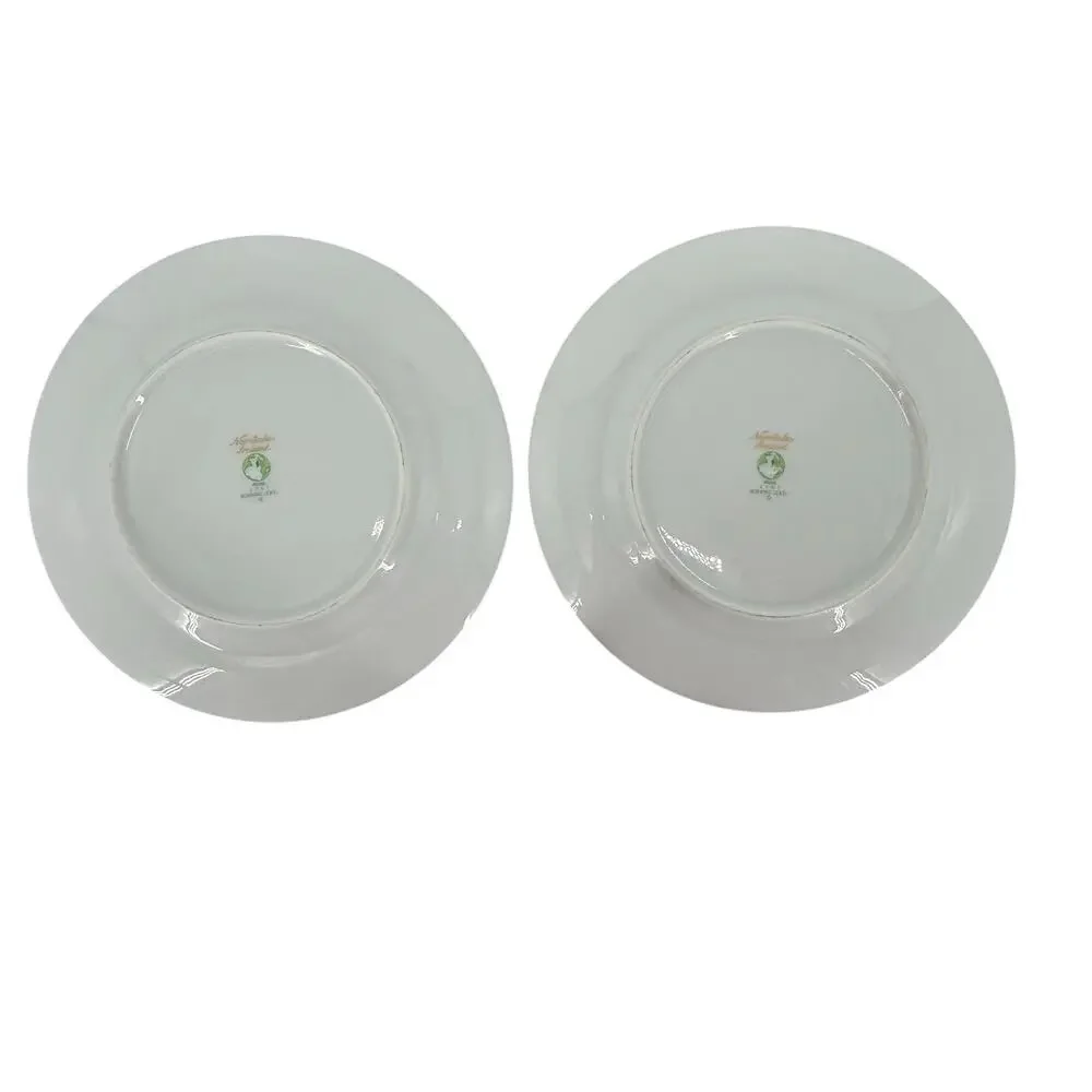 Noritake Ireland Morning Jewel Saucer Plate 2767 (x2) Vtg Fine China Replacement